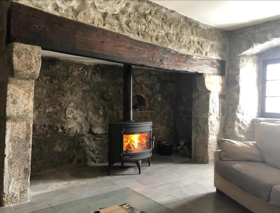 Maison En Ardeche Usclades Bagian luar foto